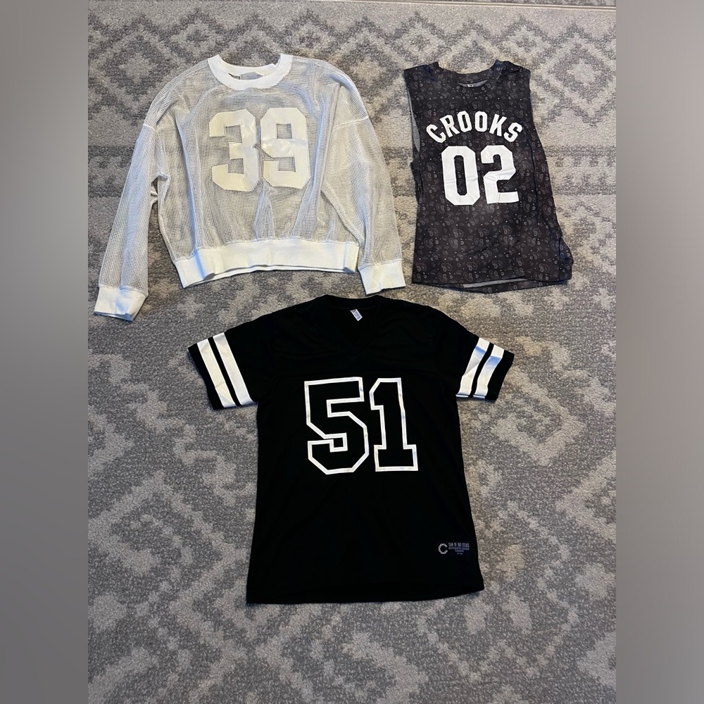3 Crooks & Castle Graphic All Over Oversized T Shirt Tank Hip Hop Street Xs S M.